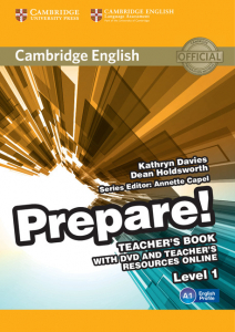 Cambridge English Prepare! Level 1 Teacher's Book with DVD and Teacher's Resources Online